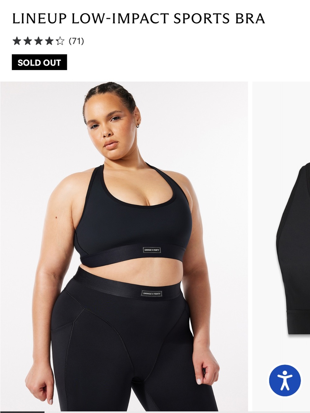 SAVAGE X FENTY Lineup Low-Impact Sports Bra